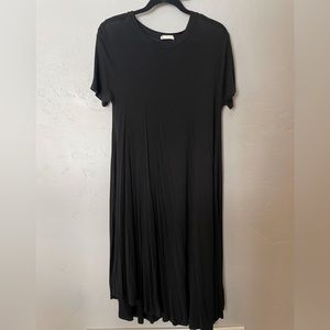 Flamingo Urban Black Short Sleeve Dress